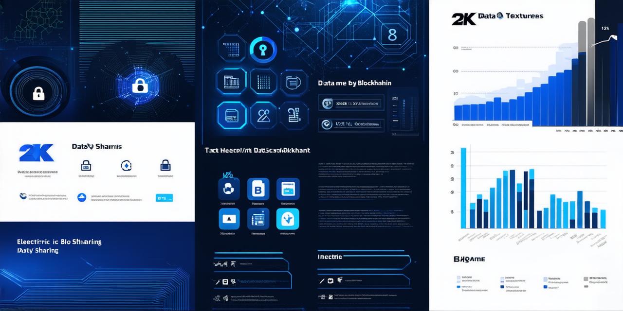 Which statement describes data sharing in a blockchain